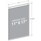 Azar Displays Clear Acrylic Wall Hanging Frame 11'' Wide x 17'' High- Vertical/Portrait, 2PK 162708-2PK - alternate 4